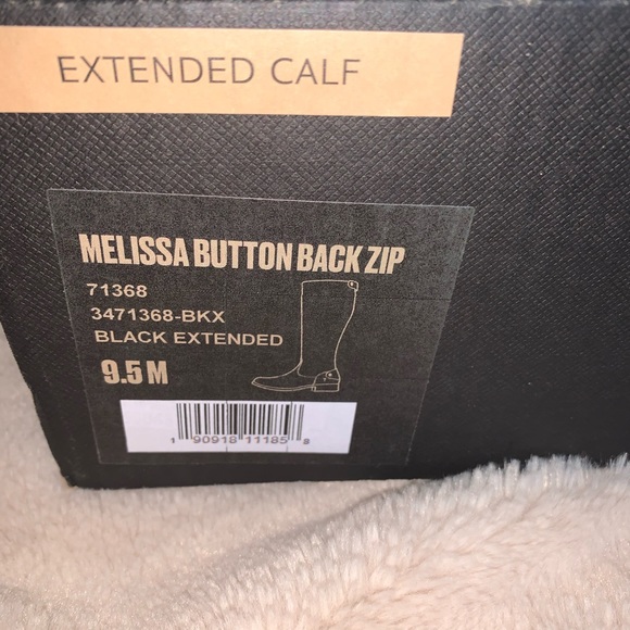 Frye 🍁NIB🍁Extended Calf Melissa Button Back ZIP - Picture 11 of 15